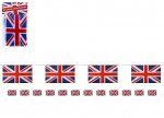 Rayon Union Jack Bunting 3M 8 Flag