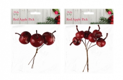 Christmas Artificial Apple Picks