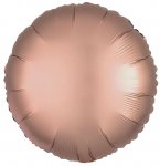 Amscan Rose Gold Circle Standard Pack aged Foil Balloons