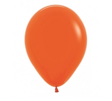 Sempertex 12" Fashion Orange Latex Balloons 12 Pack