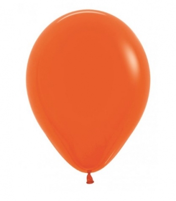 Sempertex 12" Fashion Orange Latex Balloons 12 Pack