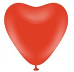 Kalisan 12" Standard Red Heart Latex Balloons