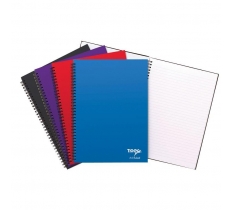 TIGER A4 TWIN WIRE NOTEBOOK 80 LINED PAGES