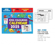 2025 Kids Colouring Your Own Calendar