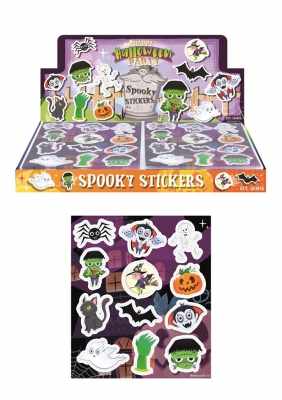 Halloween Stickers 12 Pack X 120 ( Sale By Pack )