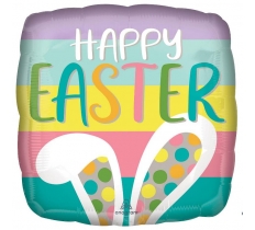 Happy Easter Bunny Ears 18" Balloon