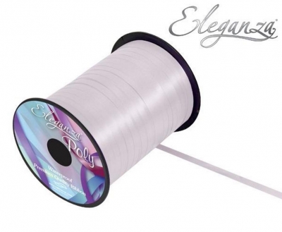 Eleganza Poly Curling Ribbon 5mm X500Yds No.01 White