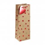 Kraft Hearts Bottle Bag