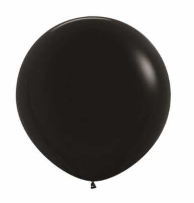 Sempertex 24" Black Latex Balloons 3 Pack