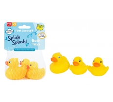 First Steps Vinyl Duck Family 3 Pack