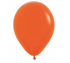 Sempertex 12" Fashion Orange Latex Balloons 50 Pack