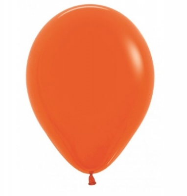 Sempertex 12" Fashion Orange Latex Balloons 50 Pack