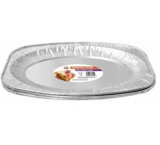 Medium Foil Platters 3pc Approx 350mm x 235mm