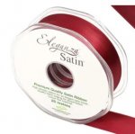 Eleganza Double Faced Satin 25mm X 20M Claret