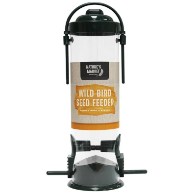 Wild Bird Green Standard Bird Seed Feeder