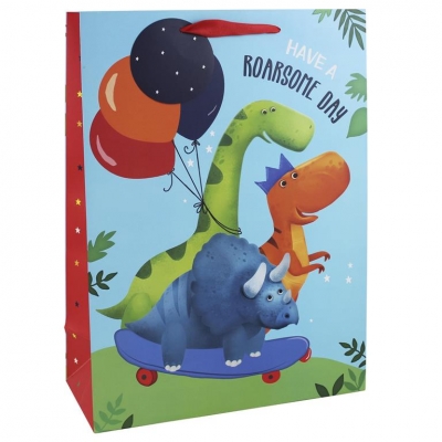 Dino Party Xl Wide Guss Bag