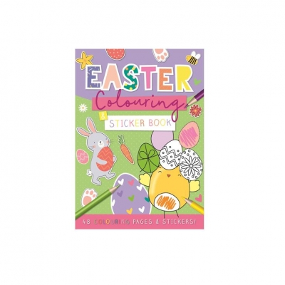 Easter A4 Colouring & Sticker Book 48 Pages ( Zero VAT )