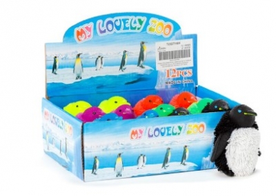 Penguin Squidgy Light Up LED Puff Pet