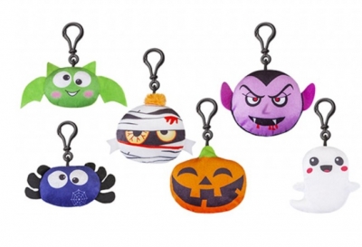 Halloween Plush Clip On 10cm Assorted