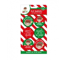 Christmas Elf Badges 6 Pack