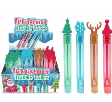 Christmas Bubble Tubes 11cm 48 Pack ( Assorted Colours )