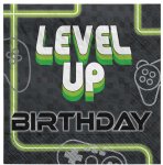 Level Up 33cm x 33cm Paper Napkins 16 Pack