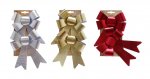 Metallic Bow Medium 2 Pack ( Assorted Colours )