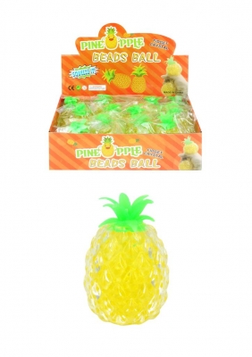 Pineapple Beaded Squeeze Squishy Toy