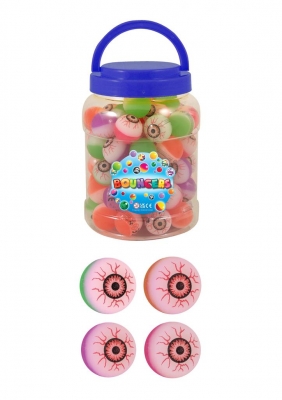 Evil Eye Bouncy Balls/Jet Balls (3.3cm) X 72PC