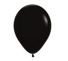 Sempertex 5" Fashion Black Latex Balloons 50 Pack