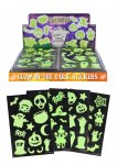 Glow in the Dark Halloween Stickers (10cm x 15cm) X 120PC