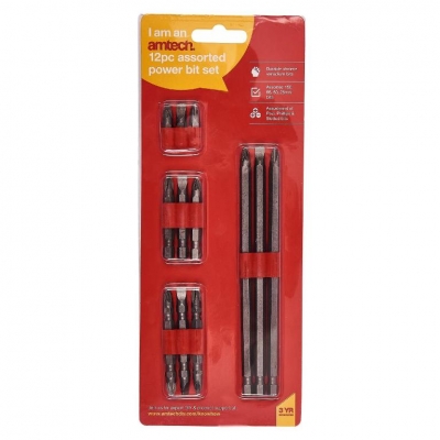 Amtech Assorted Power Bit Set