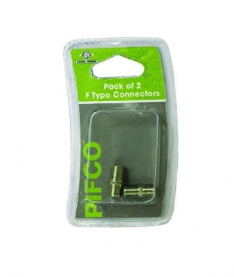 Type F Male Connectors 2 Pack