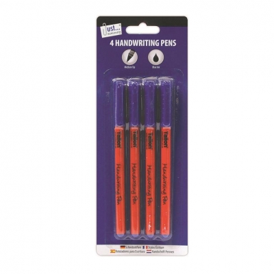 Tallon 4 Hand Writing Pens ( Blue )