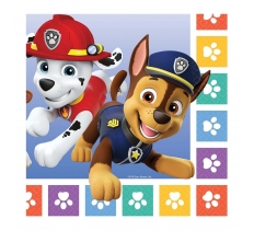 Paw Patrol 33cm x 33cm Paper Napkins 16 Pack