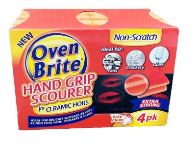 Oven Brite Fingergrip Scourer 4 Pack