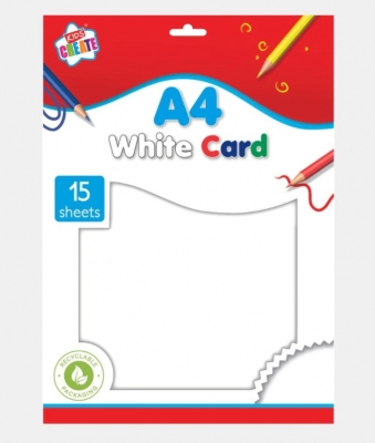 A4 White Card