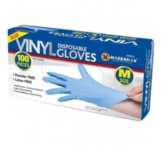 Blue Vinyl Powder Free Gloves Medium ( NT63085C )