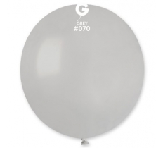 Gemar 19" Pack Of 25 Latex Balloons Grey #070