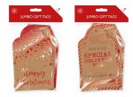 Christmas Jumbo Gift Tags - 4 Pack