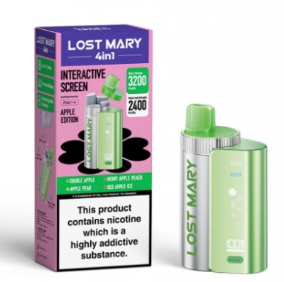 Lost Mary 4 In 1 Vape Pod Kit Apple Edition