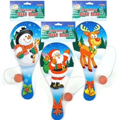 Christmas Biff Paddle Bats 22cm