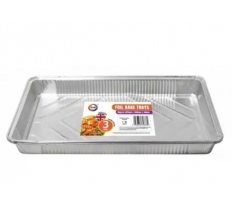 Foil Bake Trays (Approx 320mm x 200mm x 30mm) 3PC