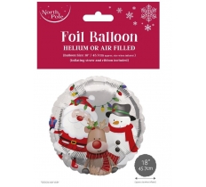 Cute Christmas 18" Foil Balloon