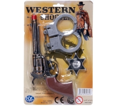 Western Ranger Gun & Cuff Set