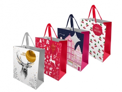 Christmas Traditional Luxury Medium Gift Bag