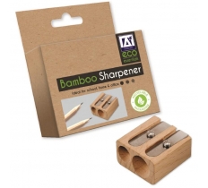 Eco Stationery Bamboo Two Hole Sharpener