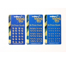 Sewing Press Studs ( Assorted Sizes )