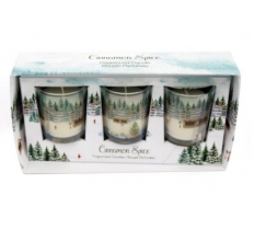 Set of 3 Christmas Market Candles