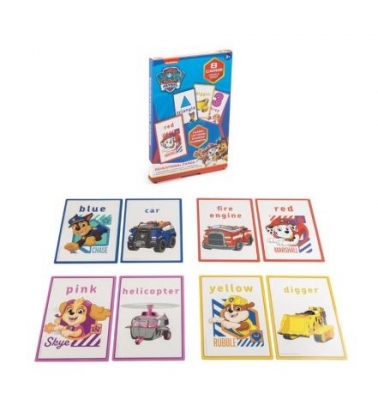 Paw Patrol Giant Educational Cards Pk 8